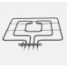 ТЭН верхний 2800W для духовки Bosch-Siemens 00771772 11005008