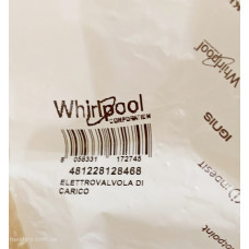 Клапан впускной 2/180 с микро фишкой Whirlpool 481228128468 оригинал, для стиральной машины