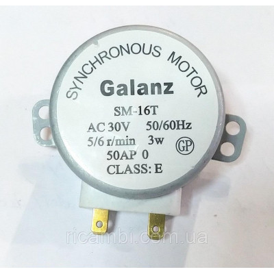 Моторчик тарелки 30V Galanz GAL-5-30-TD 5/6/r/min микроволновой печи