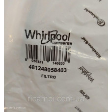 Фильтр насоса Whirlpool 481248058403 для стиральной машины