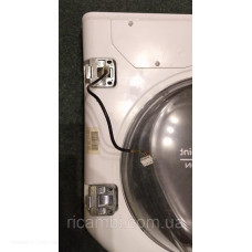 Люк в сборе с модулем индикации стиральной машины Ariston Aqualtis C00258826