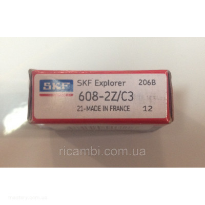 Подшипник SKF 608 2Z/С3 Франция