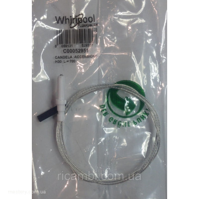 Свеча поджига для плиты Indesit, Ariston C00052951